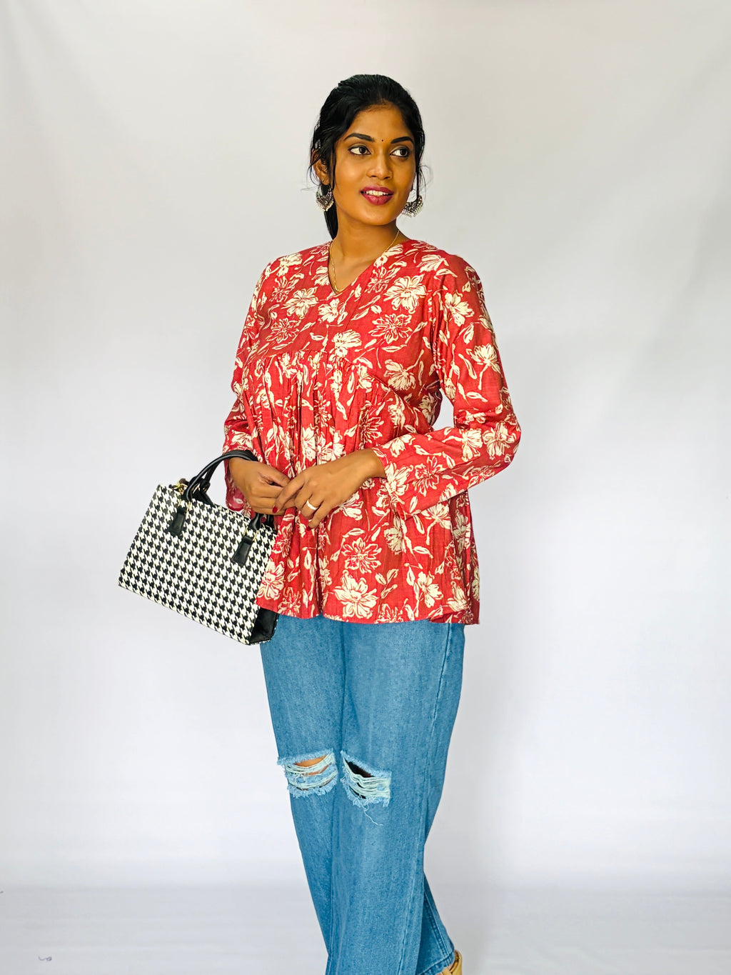 Trendy Cotton Short Kurta Top