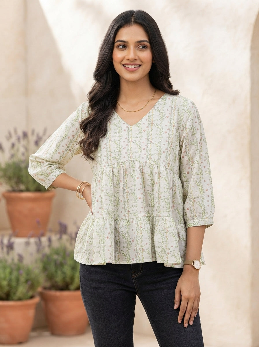 Double layer Kurti-0077