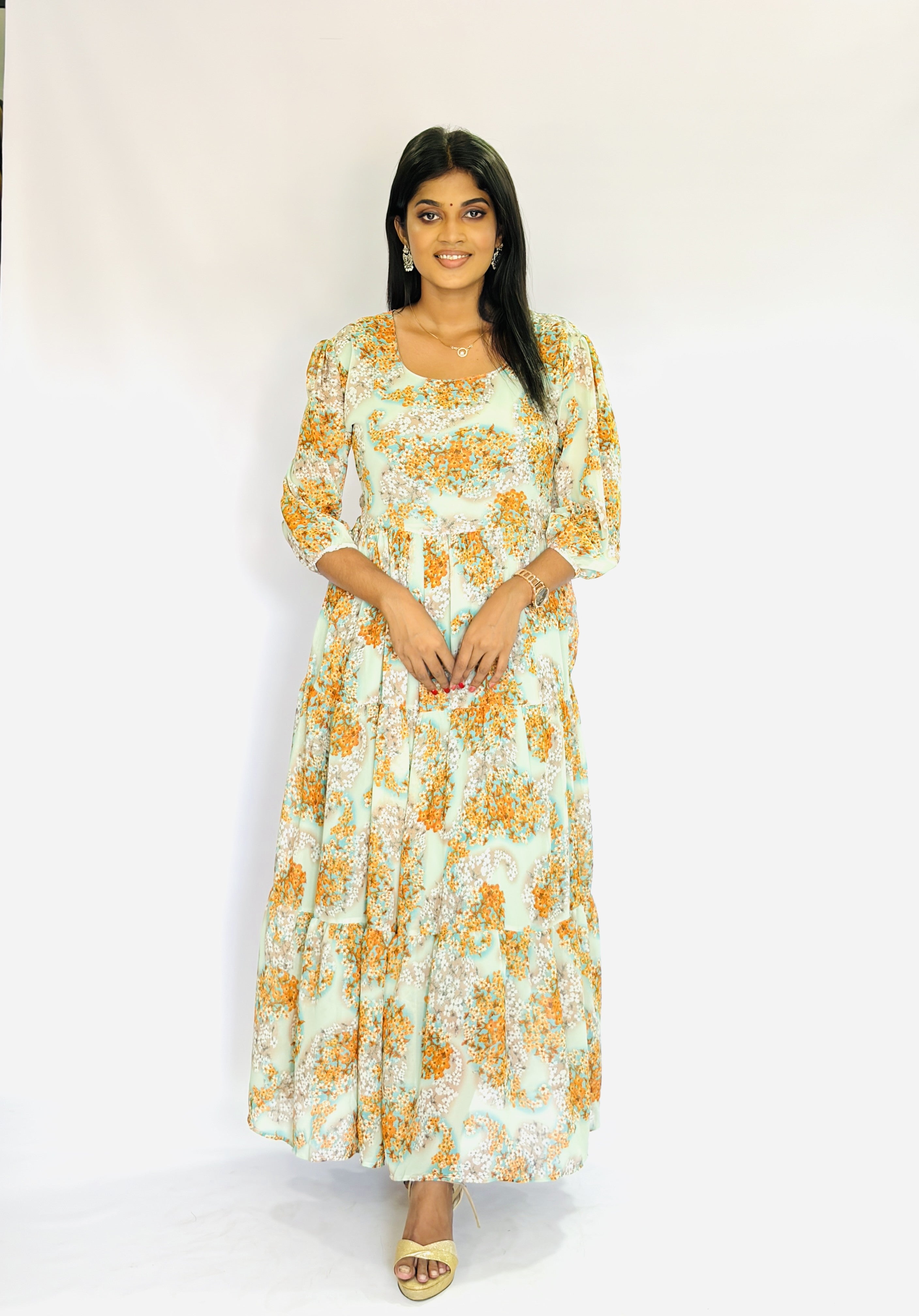 Mint Green Maxi Frock