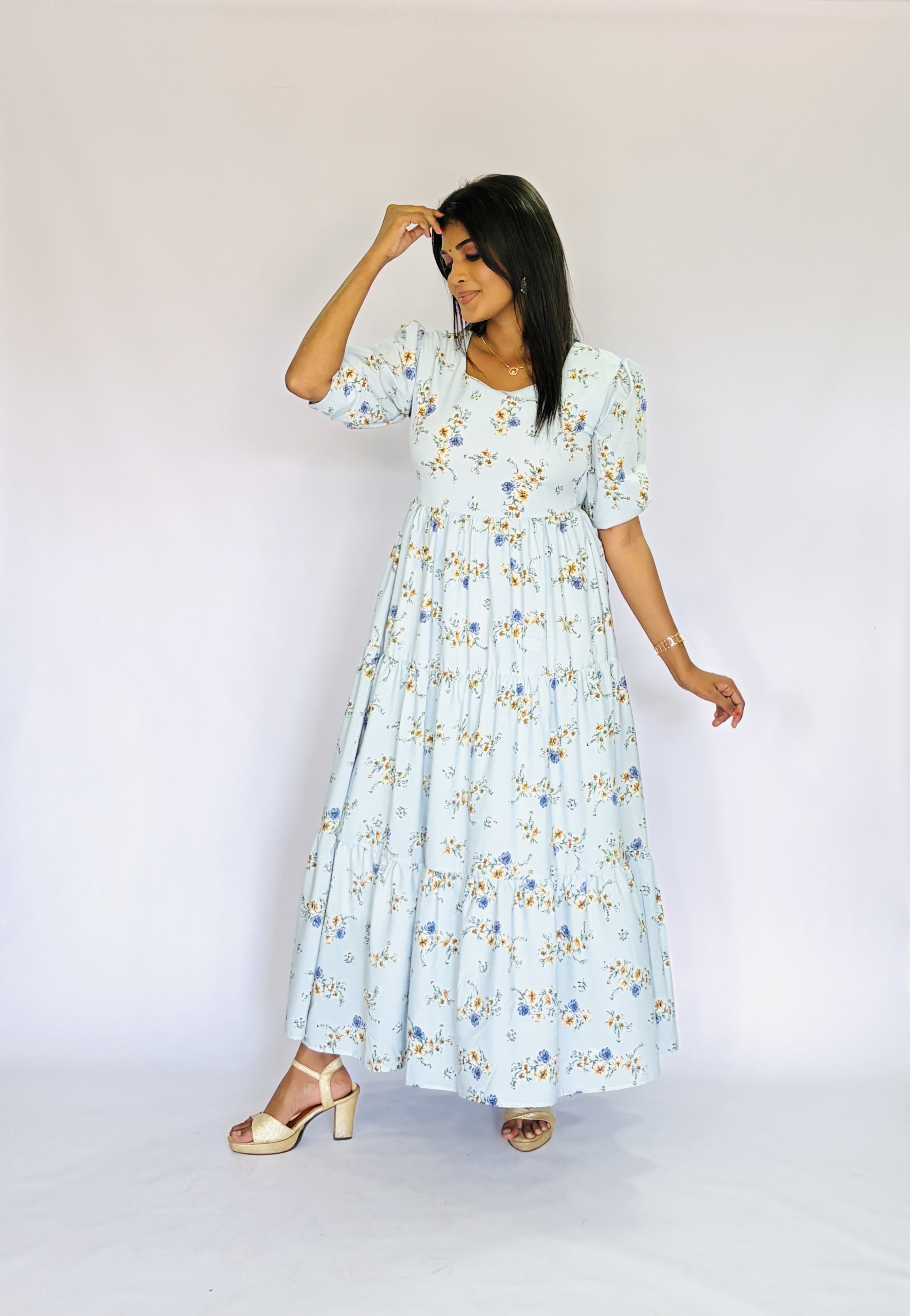 Light Blue  Maxi Frock