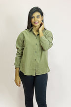 Women’s Shirt Blouse for Office - Linen Shirt