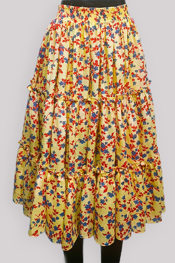 Long Layered Skirt