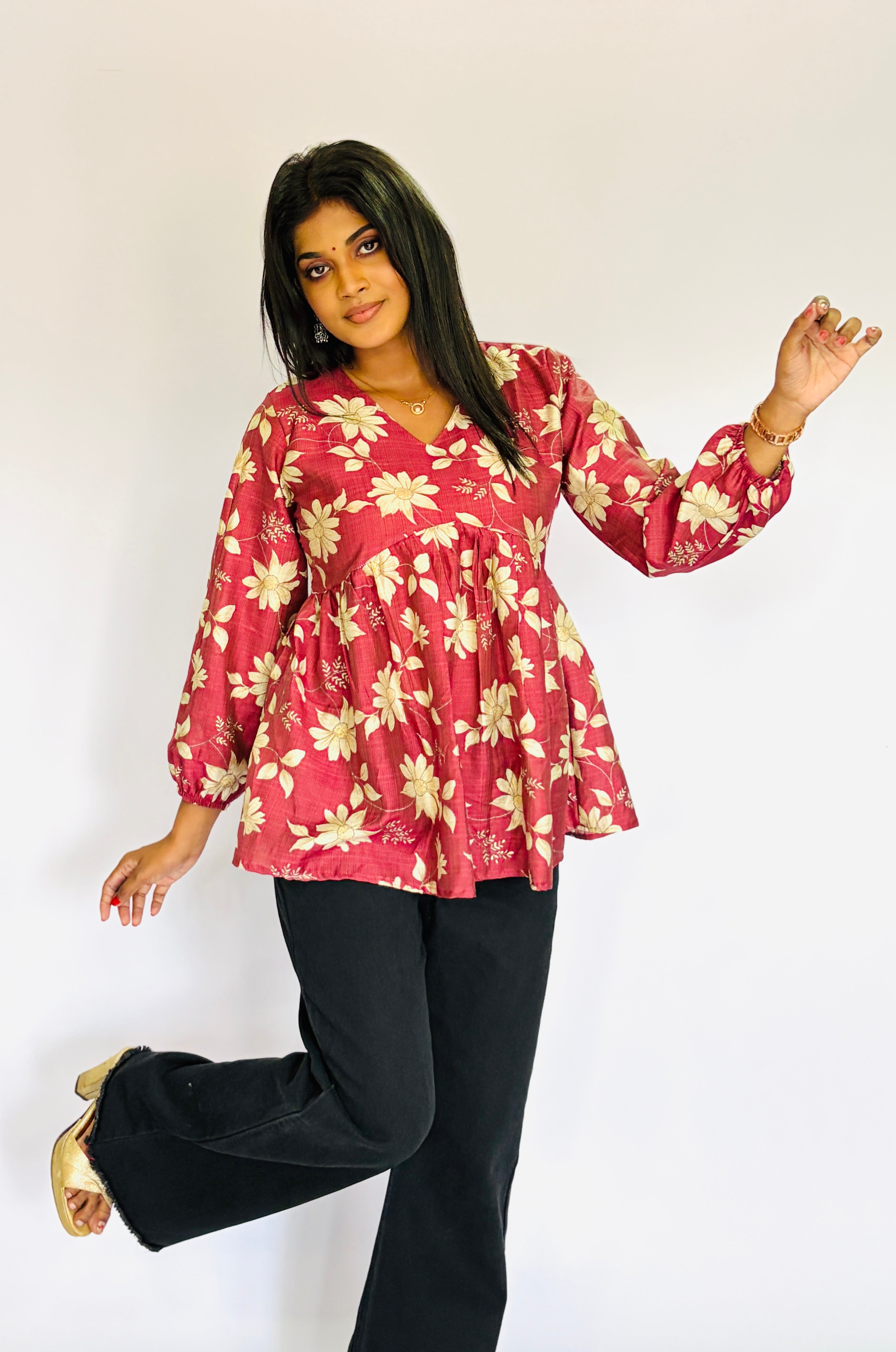 Raspberry Pink Short Top