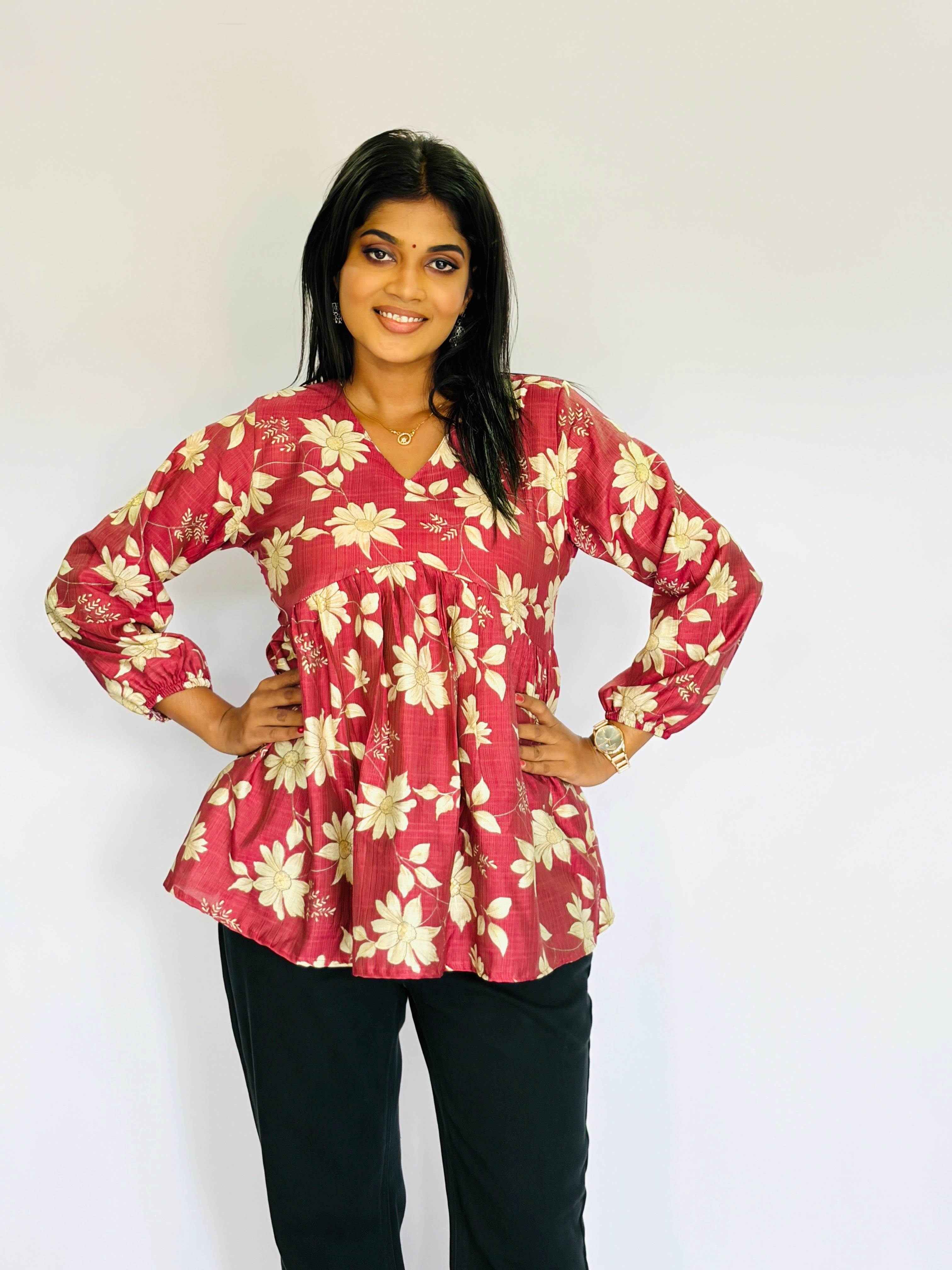 Raspberry Pink Short Top