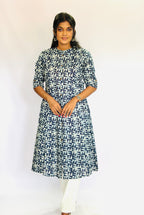 Stylish Navy Blue Long Top