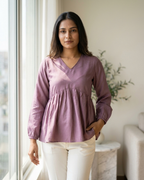 Modern Purple Top
