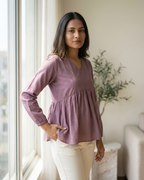 Modern Purple Top