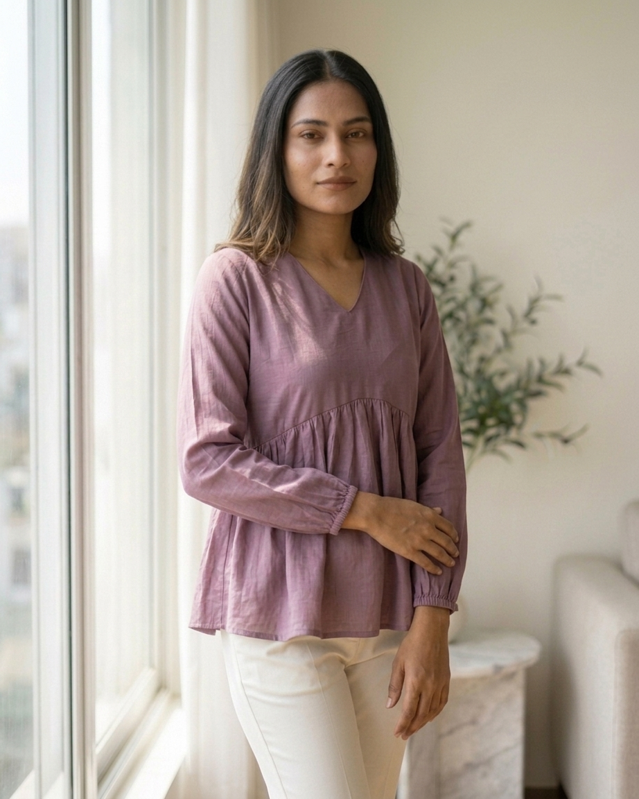 Modern Purple Top