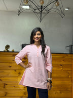 Pink Plain Cotton Top – Everyday Soft Essentials